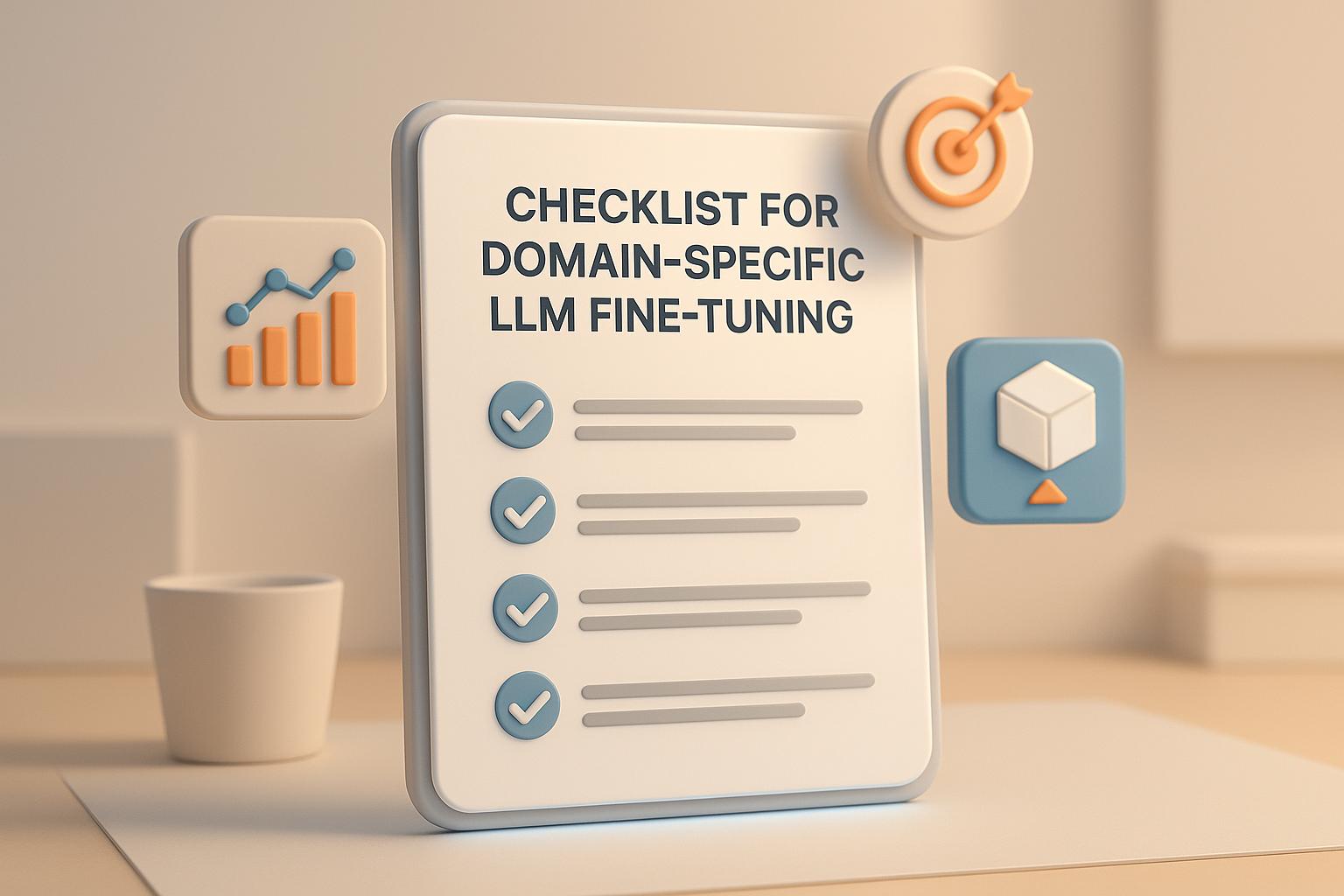 Checklist for Domain-Specific LLM Fine-Tuning