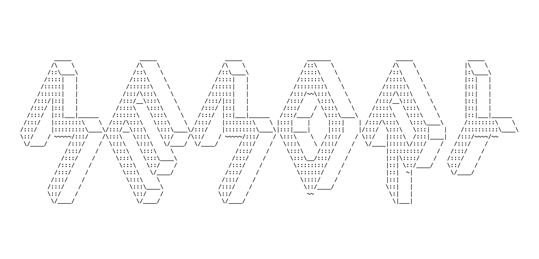 The word MEMORY spelled out in large three-dimensional ASCII block letters