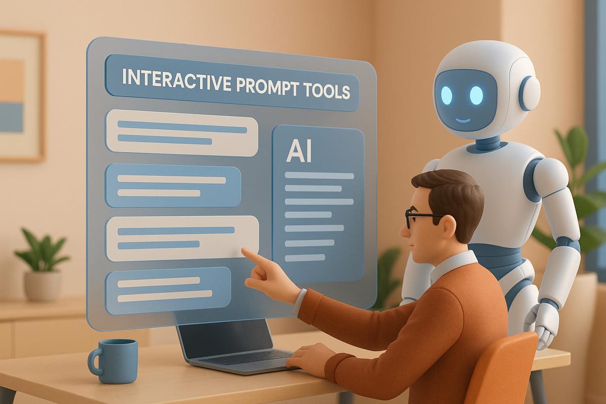 How to Train Domain Experts Using Interactive Prompt Tools