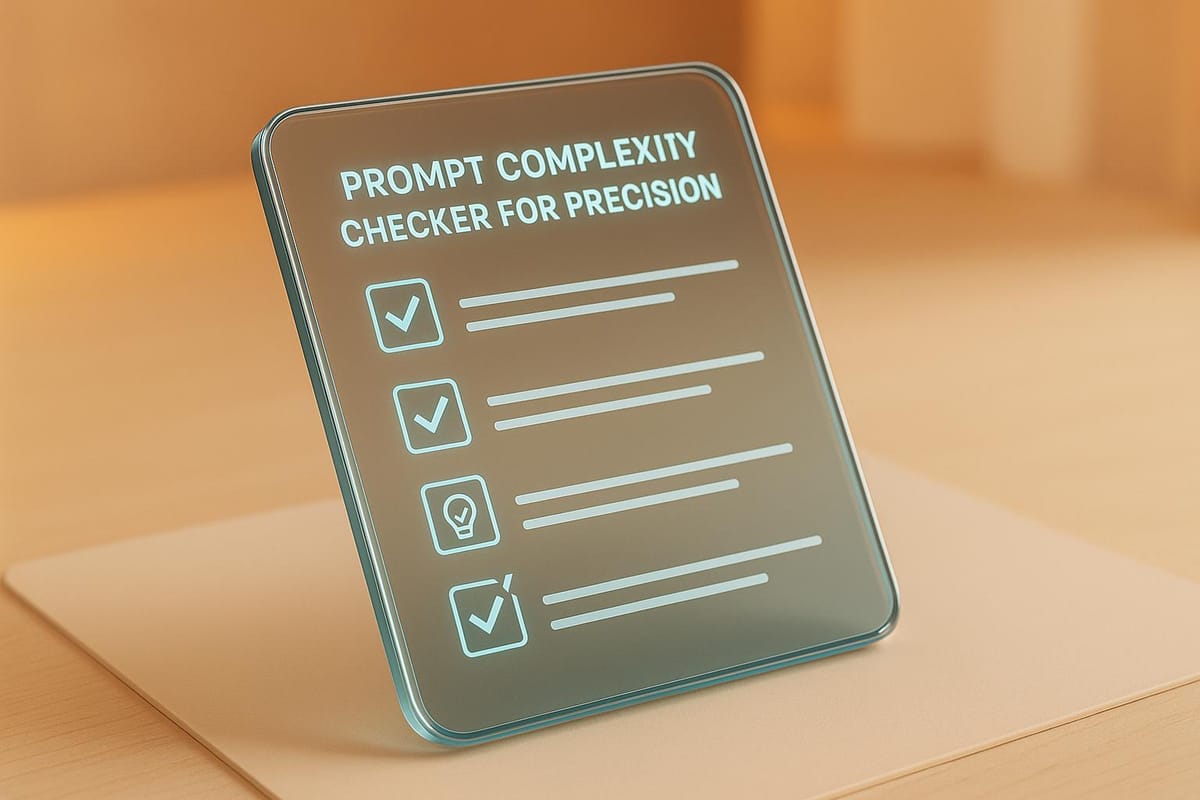 Prompt Complexity Checker for Precision