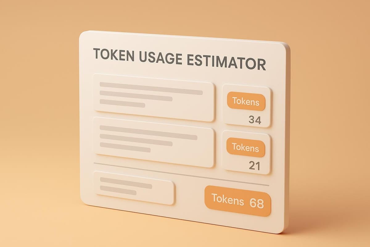 Token Usage Estimator for AI Inputs