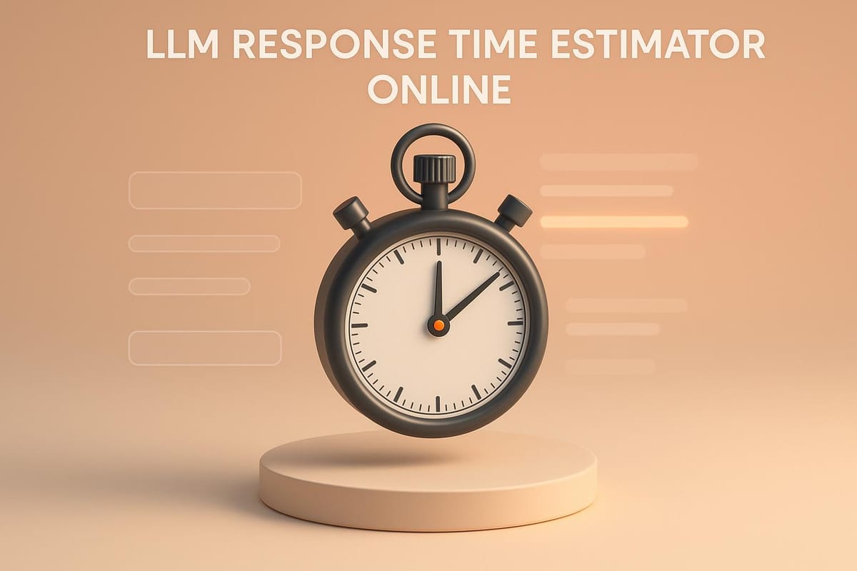 LLM Response Time Estimator Online