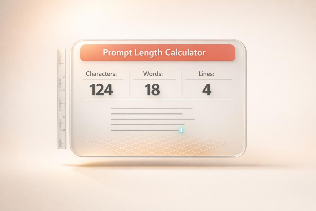 Prompt Length Calculator for AI Inputs